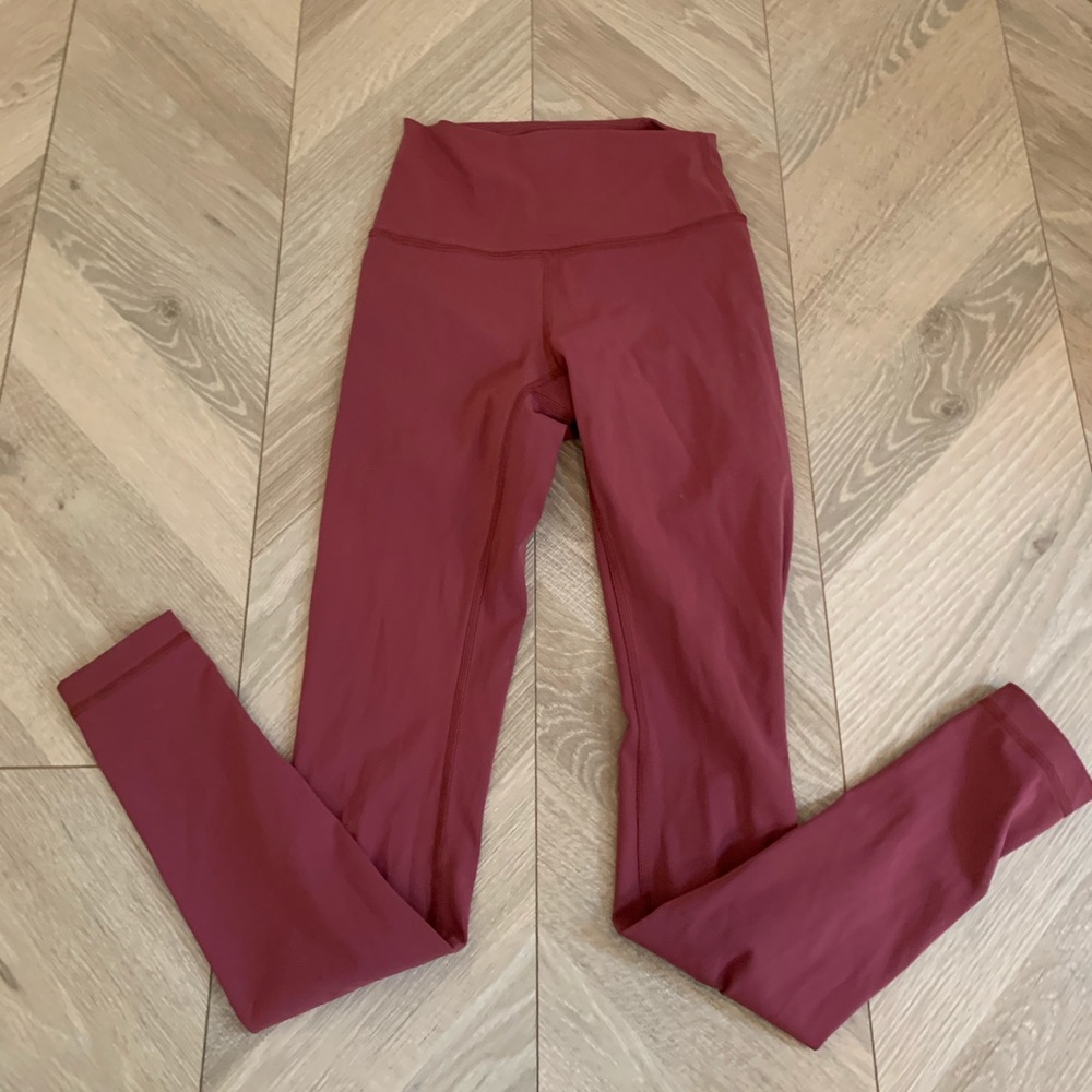 Lululemon Wunder Under 2 Merlot Legging
